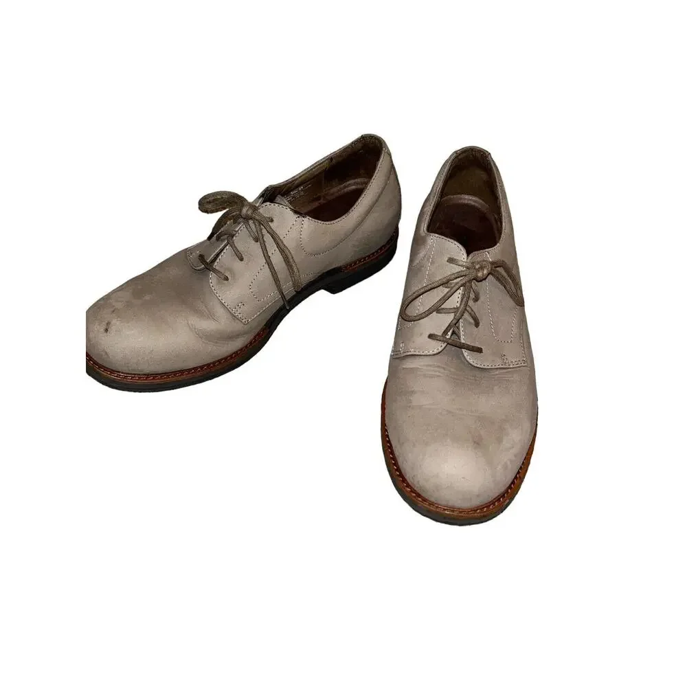 Dansko‎ Mens Oxfords Shoes Brown Leather Lace Up Almond Toe Low Top 9.5-10 43